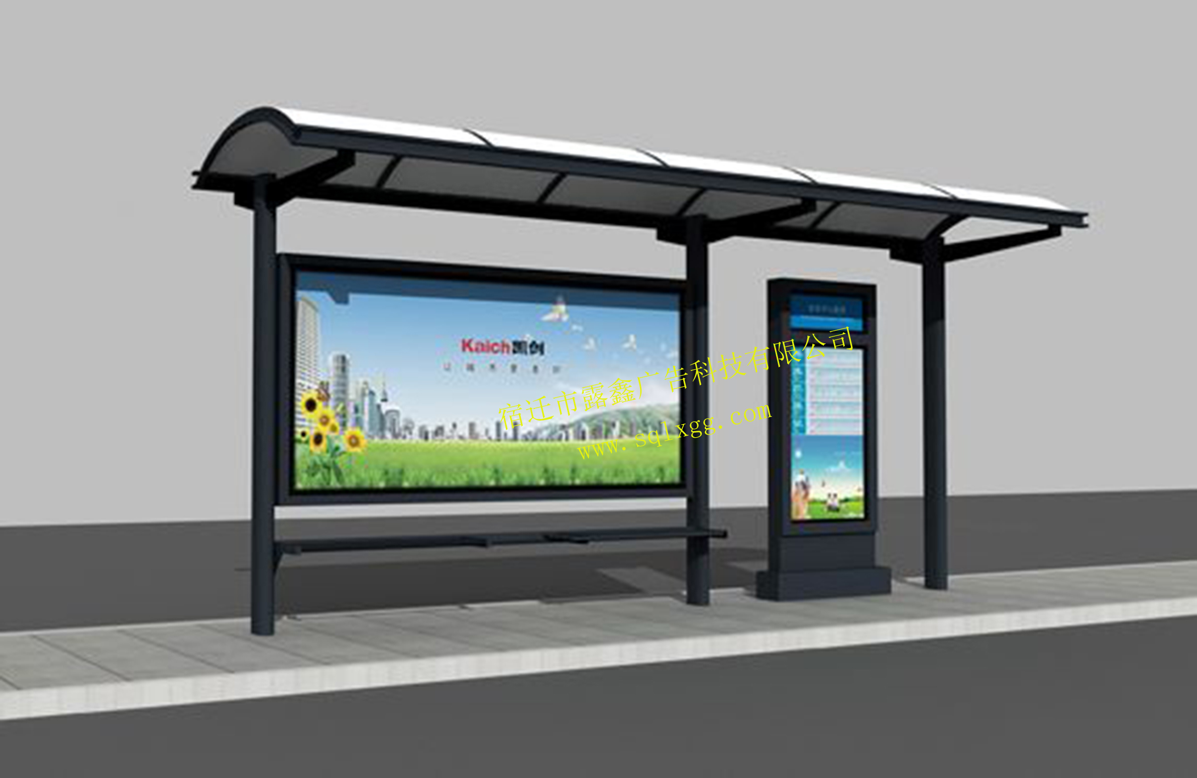 城市脈動(dòng)中的鋁型材候車亭 公交站臺(tái)與廣告價(jià)值的融合之作